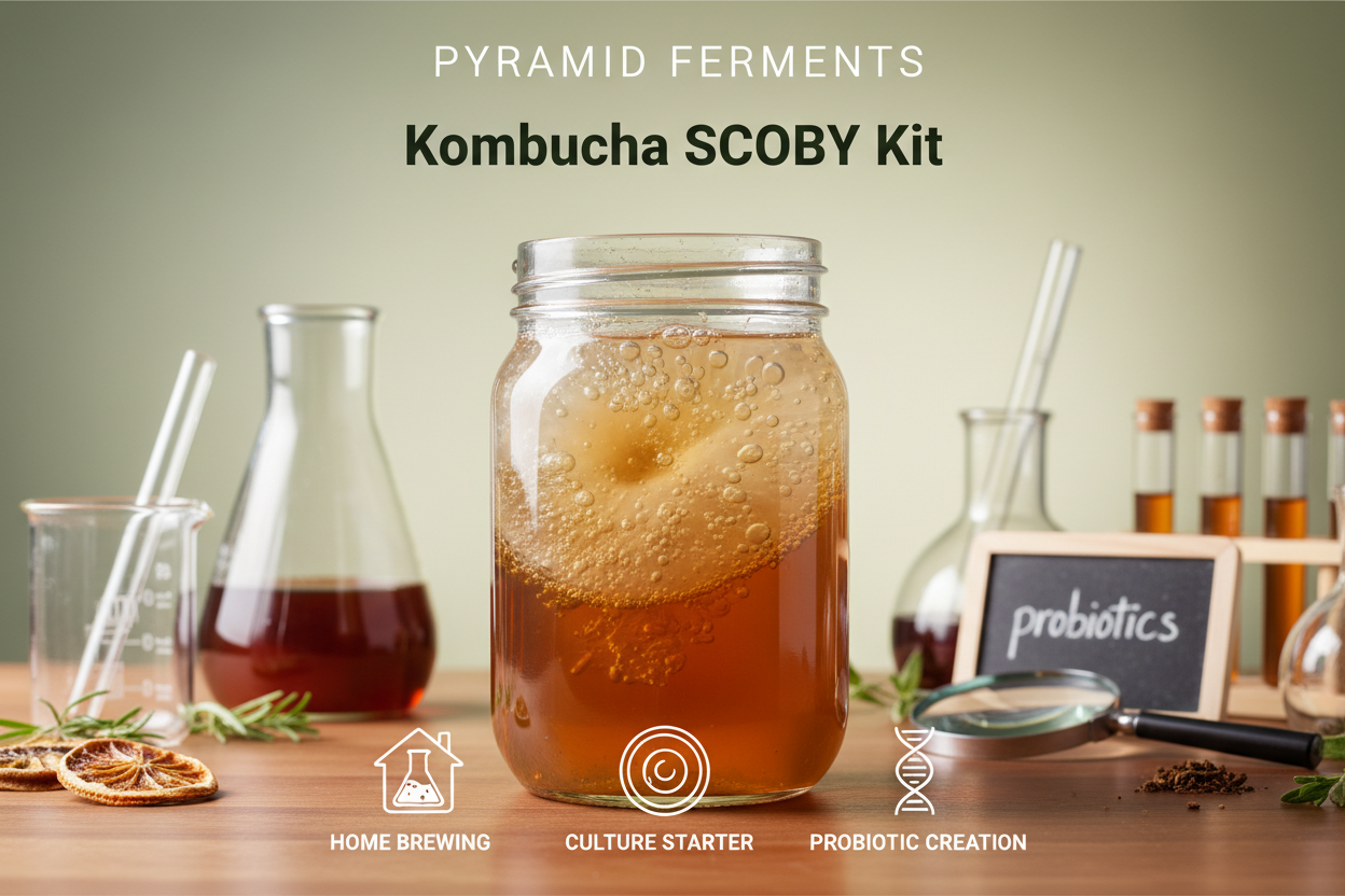 Pyramid Ferments Kombucha SCOBY Kit Banner