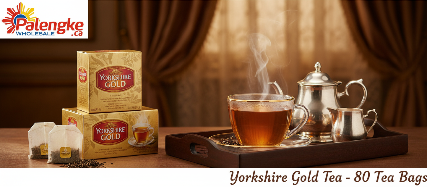 1 Case - YORKSHIRE, 10 Pack - YORKSHIRE GOLD TEA 80’s - 250g