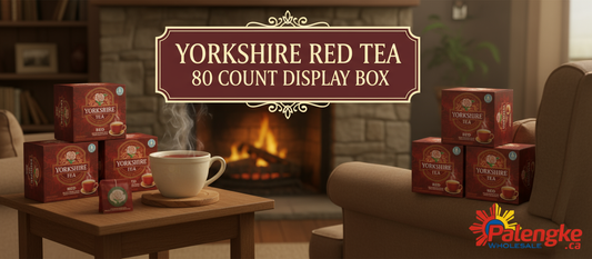 Yorkshire Red Tea Bags - 80 Count Display Box (Case of 48) - 250g
