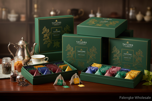 1 Case, TAYLORS OF HARROGATE - 6 Pack, ASSORTED SPECIALITY TEAS GIFT BOX (48 BAGS), 108g
