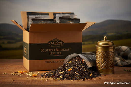 1 Case - TAYLORS OF HARROGATE, 6 Pack - SCOTTISH BREAKFAST LEAF TEA, 125g