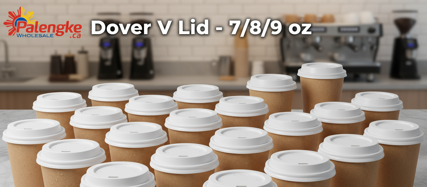 1 Case - DOVER V LID 10X100X7-8-9 OZ 8VHL (PAL#20DV135 VPQC)
