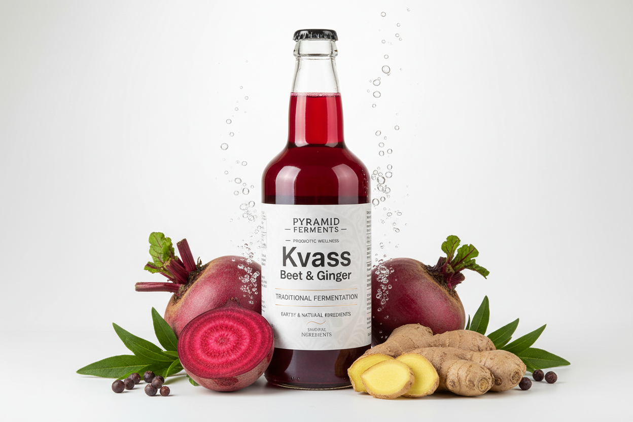 Pyramid Ferments Kvass Beet & Ginger Banner