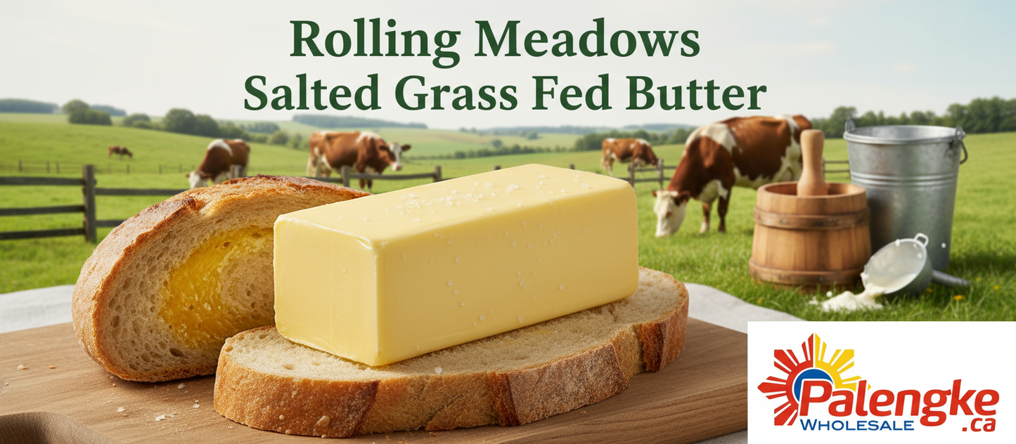 1  Case, SALTED GRASS FED BUTTER, Rolling Meadows- 25pcs per Case