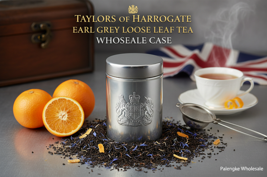1 Case - TAYLORS OF HARROGATE, 6 Pack - EARL GREY LEAF TEA, 125g