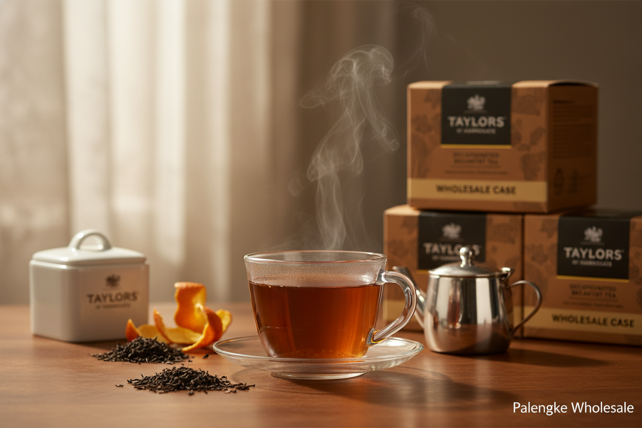 1 Case - TAYLORS OF HARROGATE, 6 Pack - DECAFFEINATED BREAKFAST TEA  20’s, 50g