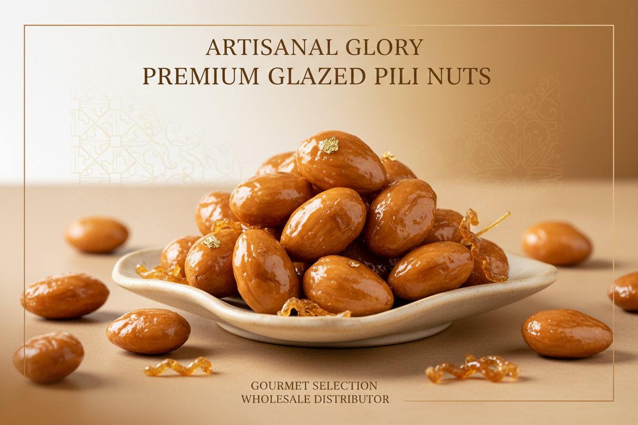 1 Case, Growers Glazed Pili Nuts 24x80g - PAL# DGRO-001