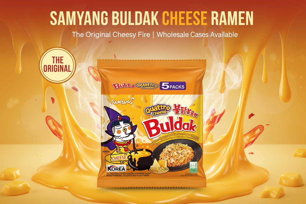 Samyang Buldak Cheese Original Banner