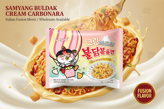 Samyang Buldak Cream Carbonara Banner