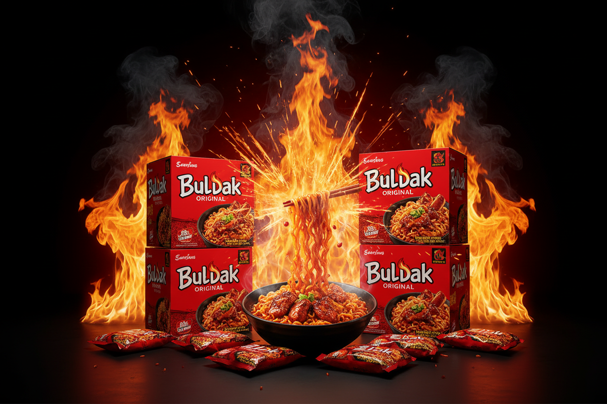 Samyang Buldak Original Premium Banner - Red Package