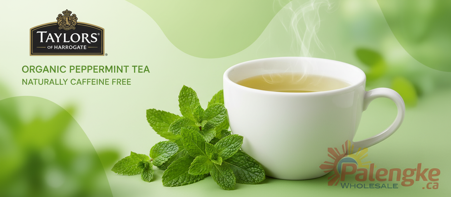 Taylors of Harrogate Organic Peppermint Tea Premium Banner