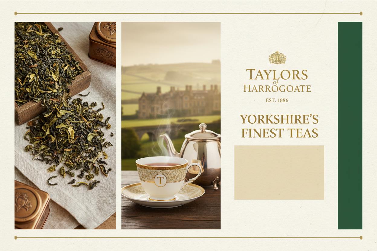 Taylors of Harrogate Premium Tea Banner
